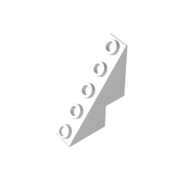 Slope 53° 3 x 1 x 3 1/3 with Studs on Slope
