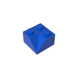 Slope 45° 2 x 2 Double Concave