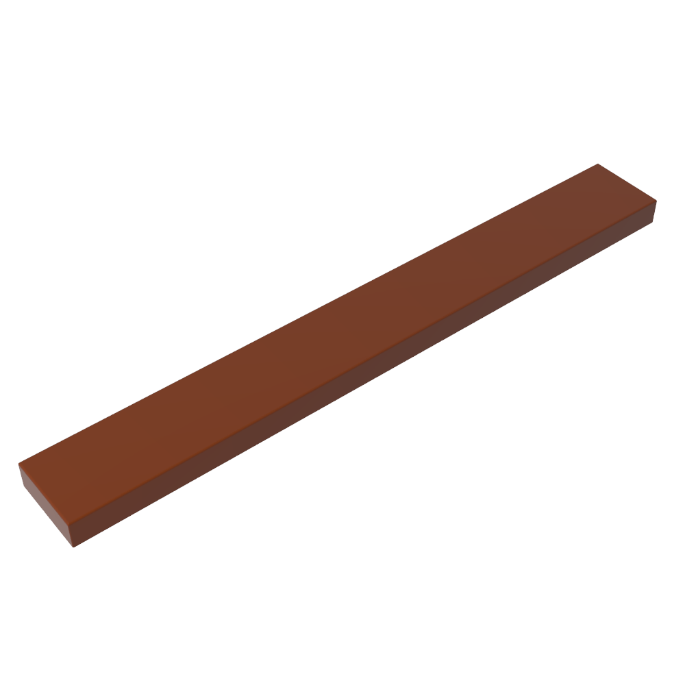Tile 1 x 8 with Groove