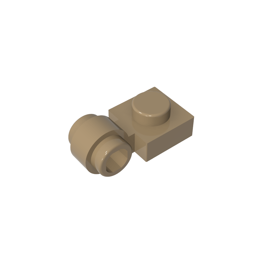 Plate Special 1 x 1 with Clip Light [Thick Ring]-MyGobricks