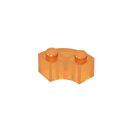 Brick Round Corner 2 x 2 Macaroni with Stud Notch and Reinforced Underside [New Style]