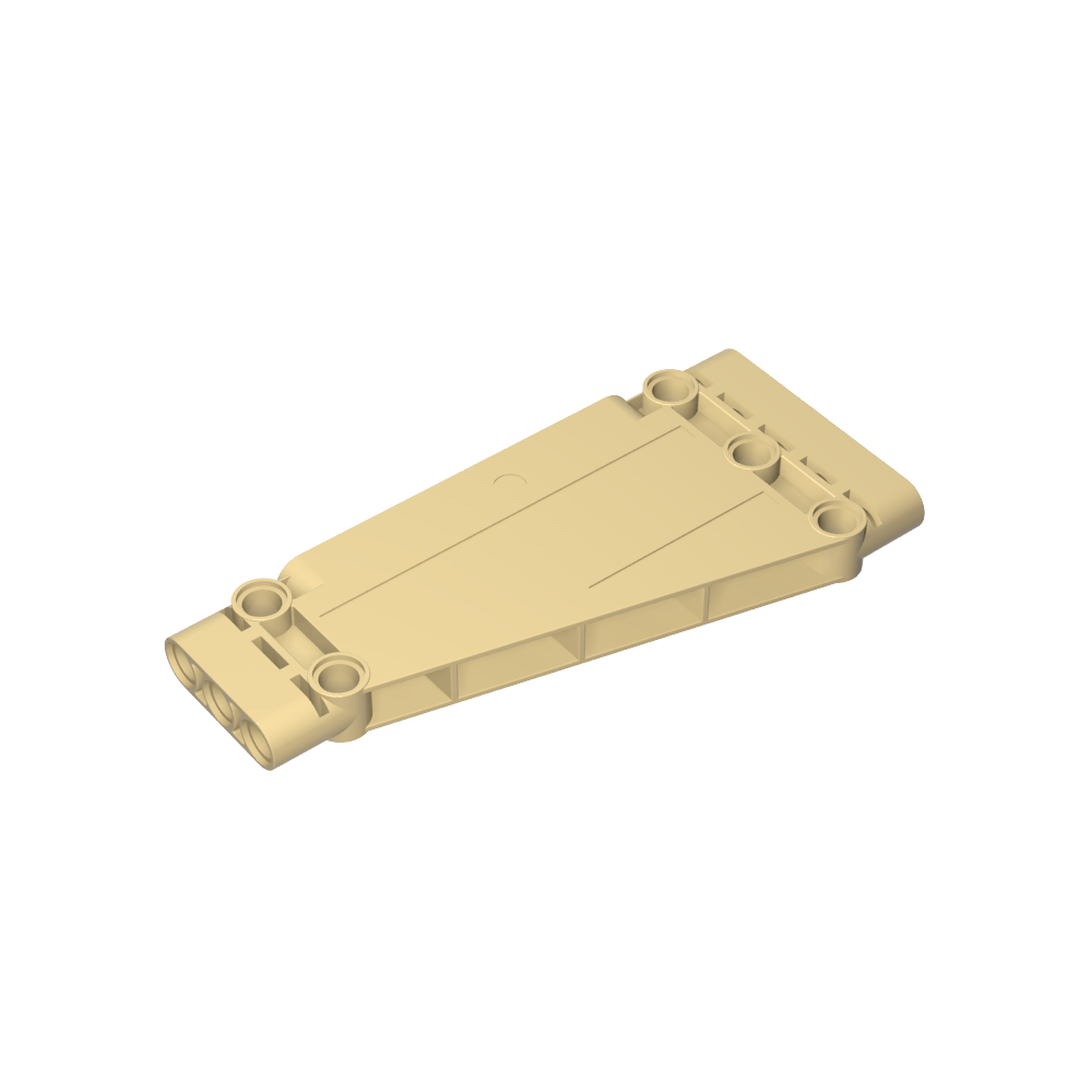 Technic Panel 5 x 11 x 1 Tapered-MyGobricks