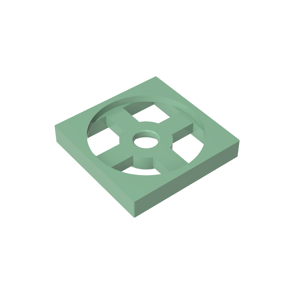 Turntable 2 x 2 Plate, Base-MyGobricks