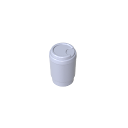 Equipment Cup with Take Out Lid [Plain]