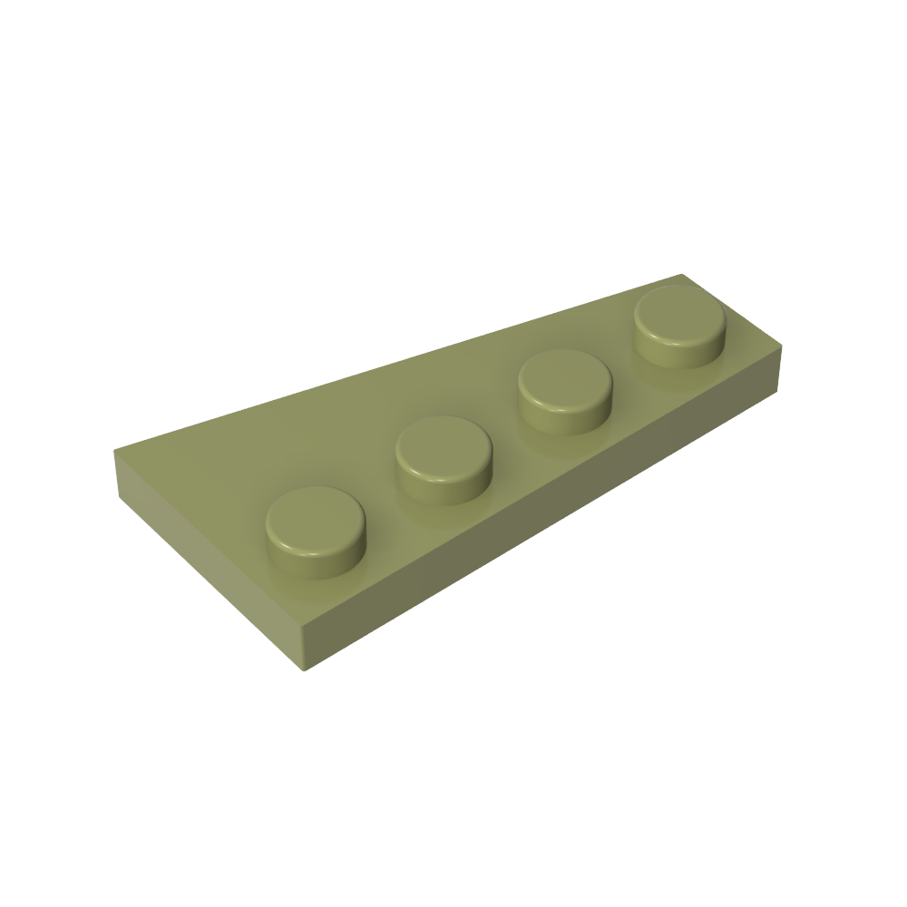 Wedge Plate 4 x 2 Left-MyGobricks