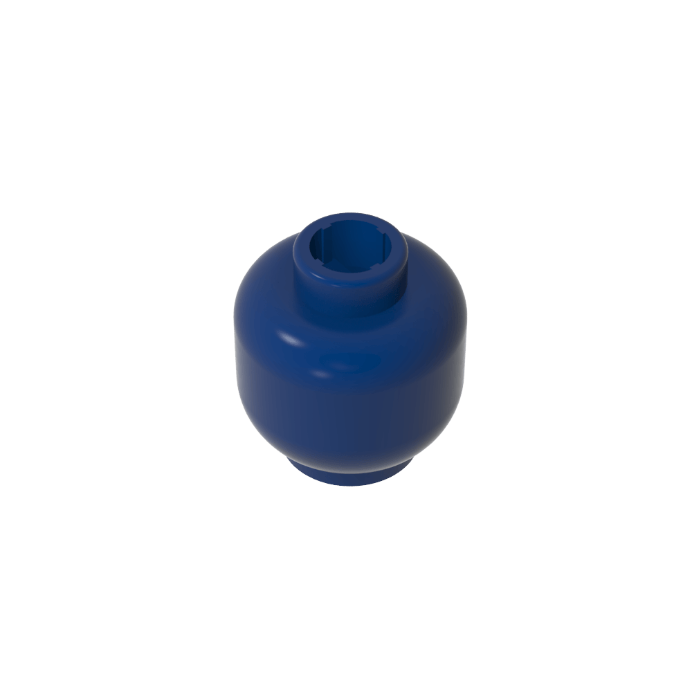 Minifig Head Plain [Blocked Open Stud]