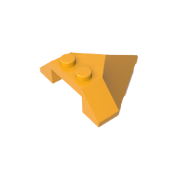 Wedge Sloped 4 x 4 Pointed