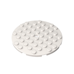 Plate 8 x 8 Round
