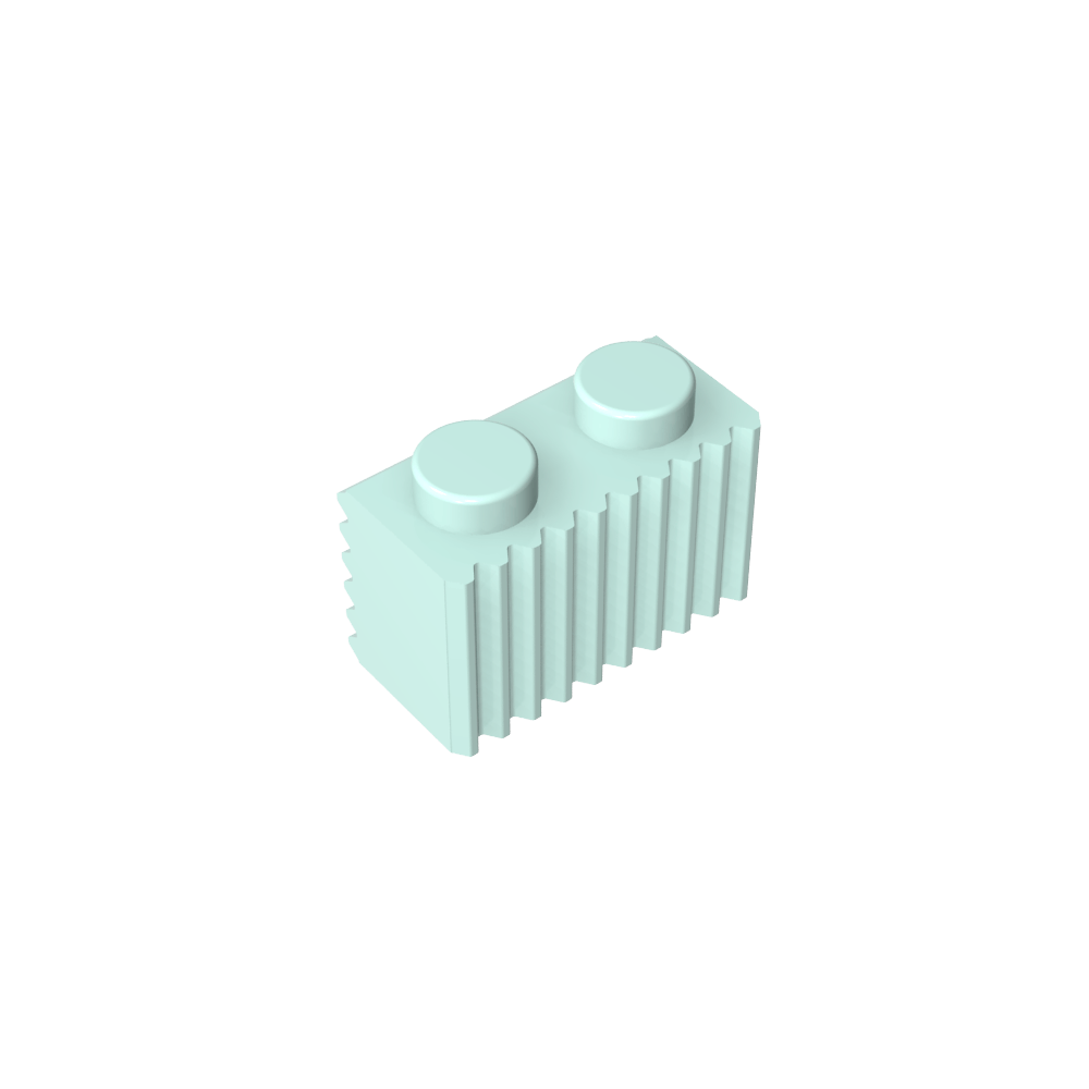 Brick Special 1 x 2 with Grill-MyGobricks