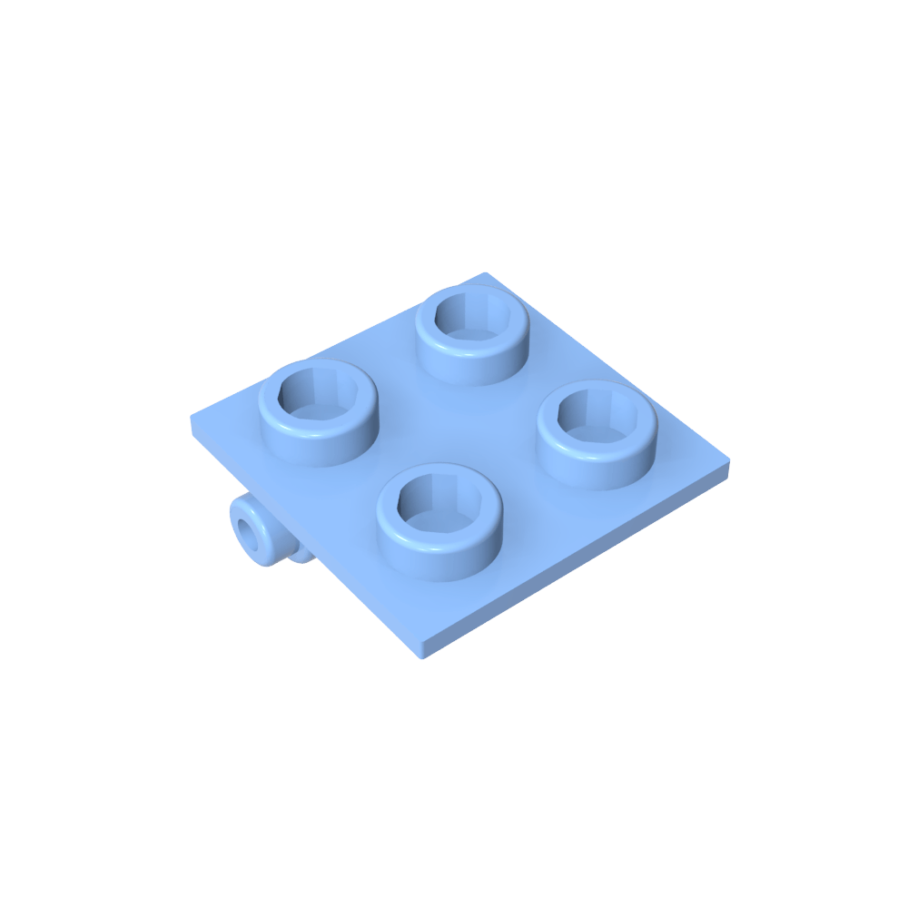 Hinge Brick 2 x 2 Top Plate Thin-MyGobricks