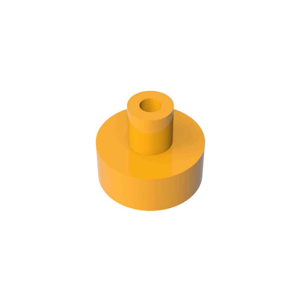 Tile Round 1 x 1 with Hollow Bar