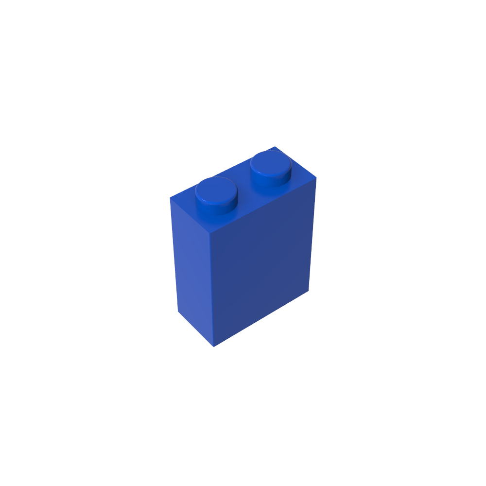 Brick 1 x 2 x 2 with Center Pin-MyGobricks
