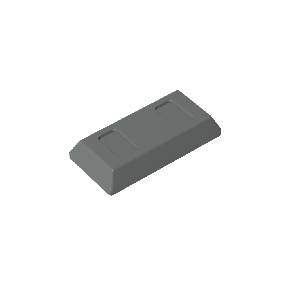 Tile Special 1 x 2 with Sloped Walls AKA Money / Gold Bar [Ingot]
