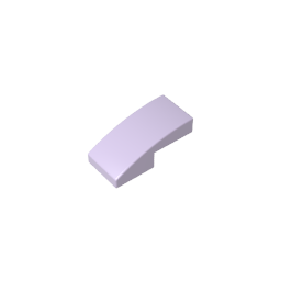 Slope Curved 2 x 1 No Studs [1/2 Bow]