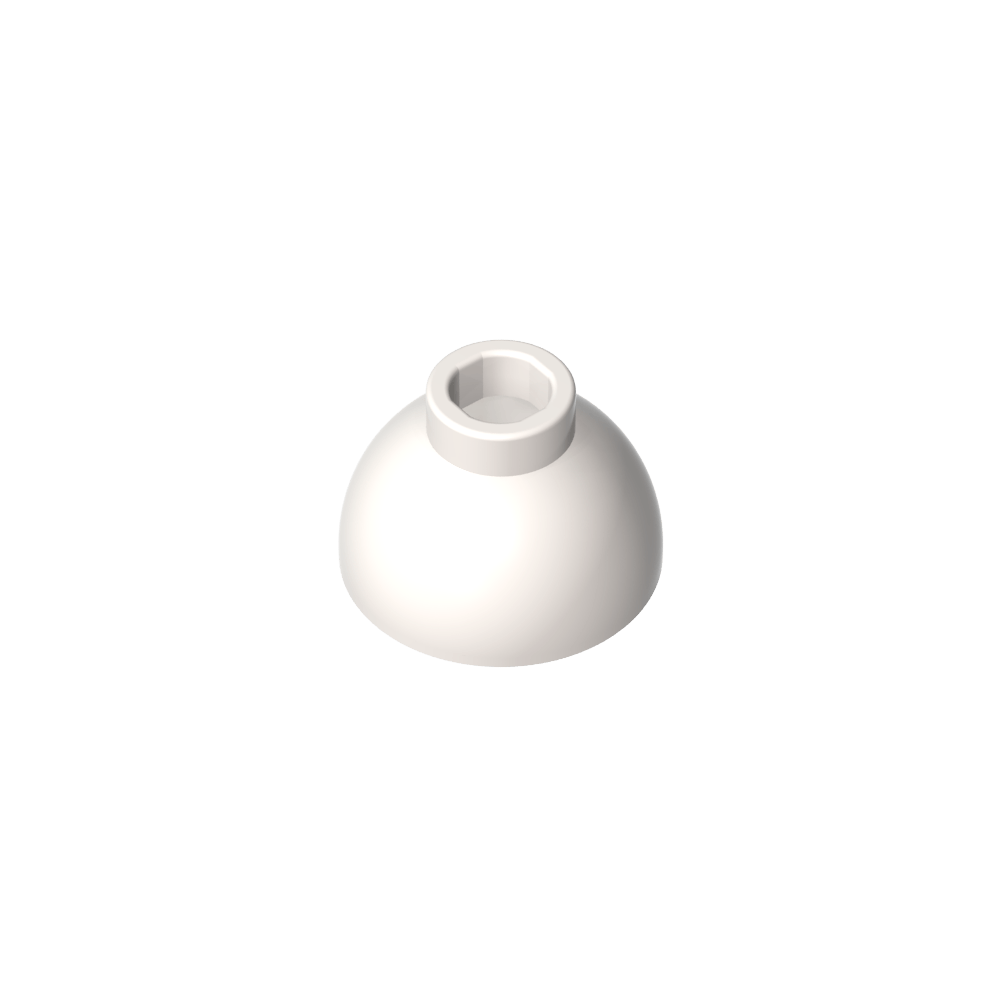 Brick Round 1.5 x 1.5 Dome Top [Plain]-MyGobricks