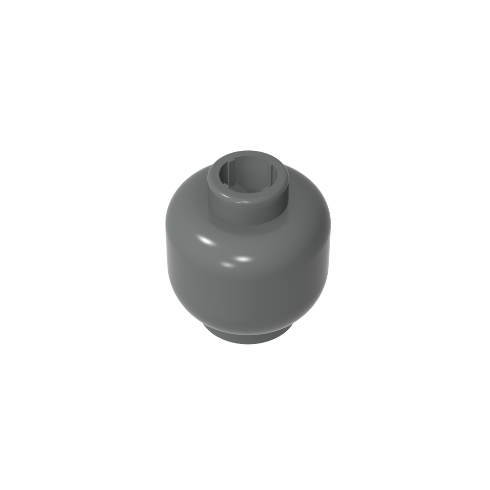 Minifig Head Plain [Blocked Open Stud]