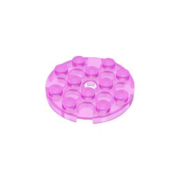 Plate Round 4 x 4 with Pin Hole