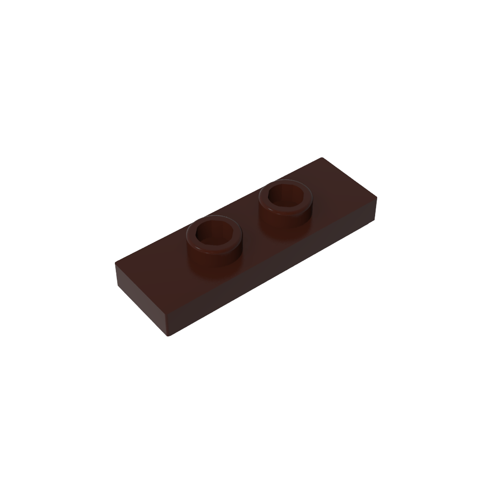 Plate Special 1 x 3 with 2 Studs with Groove and Inside Stud Holder (Jumper)-MyGobricks