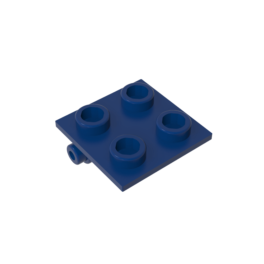 Hinge Brick 2 x 2 Top Plate Thin-MyGobricks