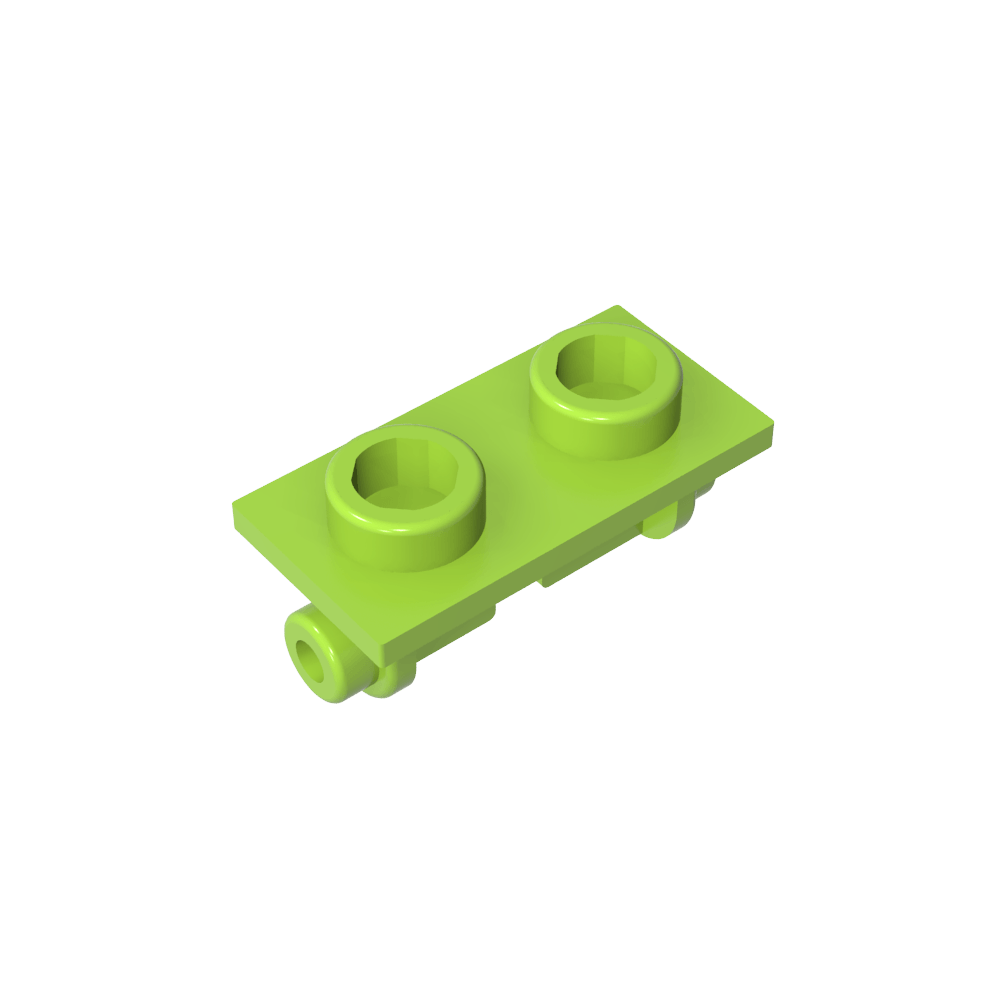 Hinge Brick 1 x 2 Top Plate Thin-MyGobricks