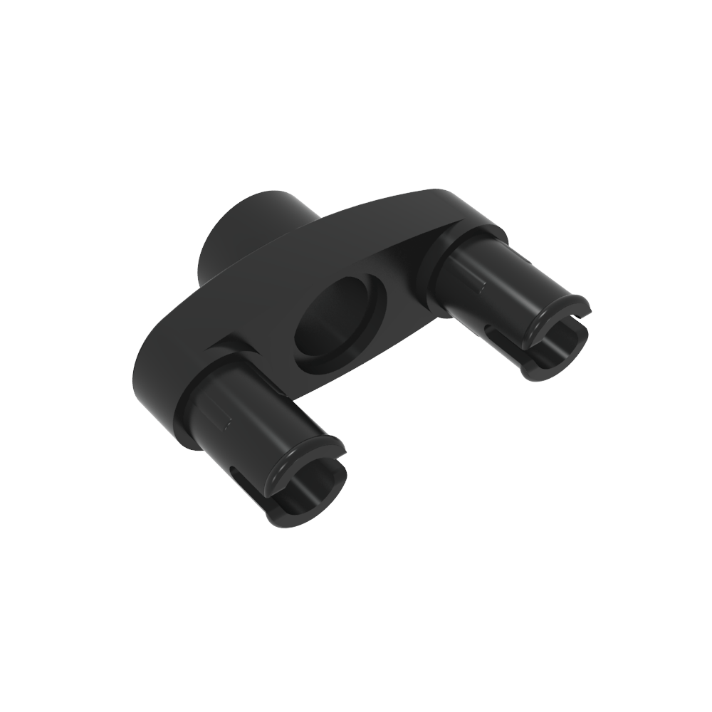 Technic Pin Connector 3L with 2 Pins and Center Hole-MyGobricks