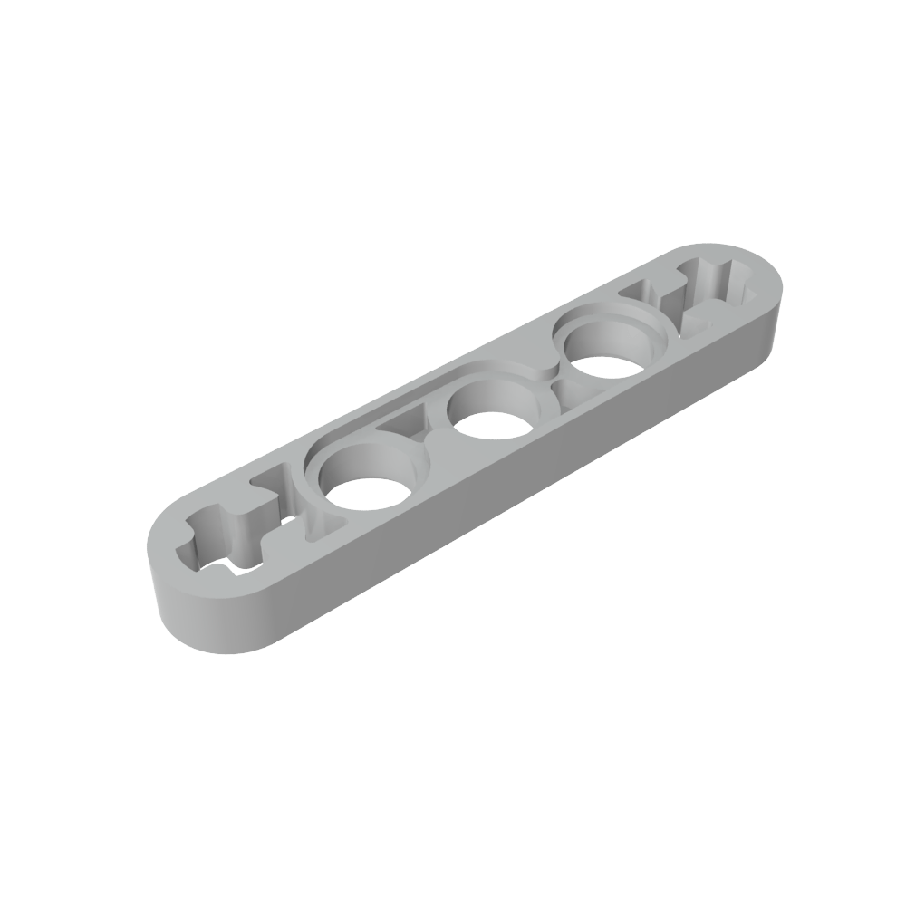 Technic Beam 1 x 5 Thin with Axle Holes on Ends-MyGobricks