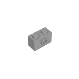 Brick Special 1 x 2 with 1 Center Stud on 1 Side