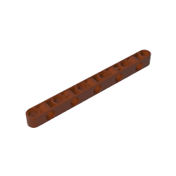 Technic Beam 1 x 11 Thick with Alternating Holes