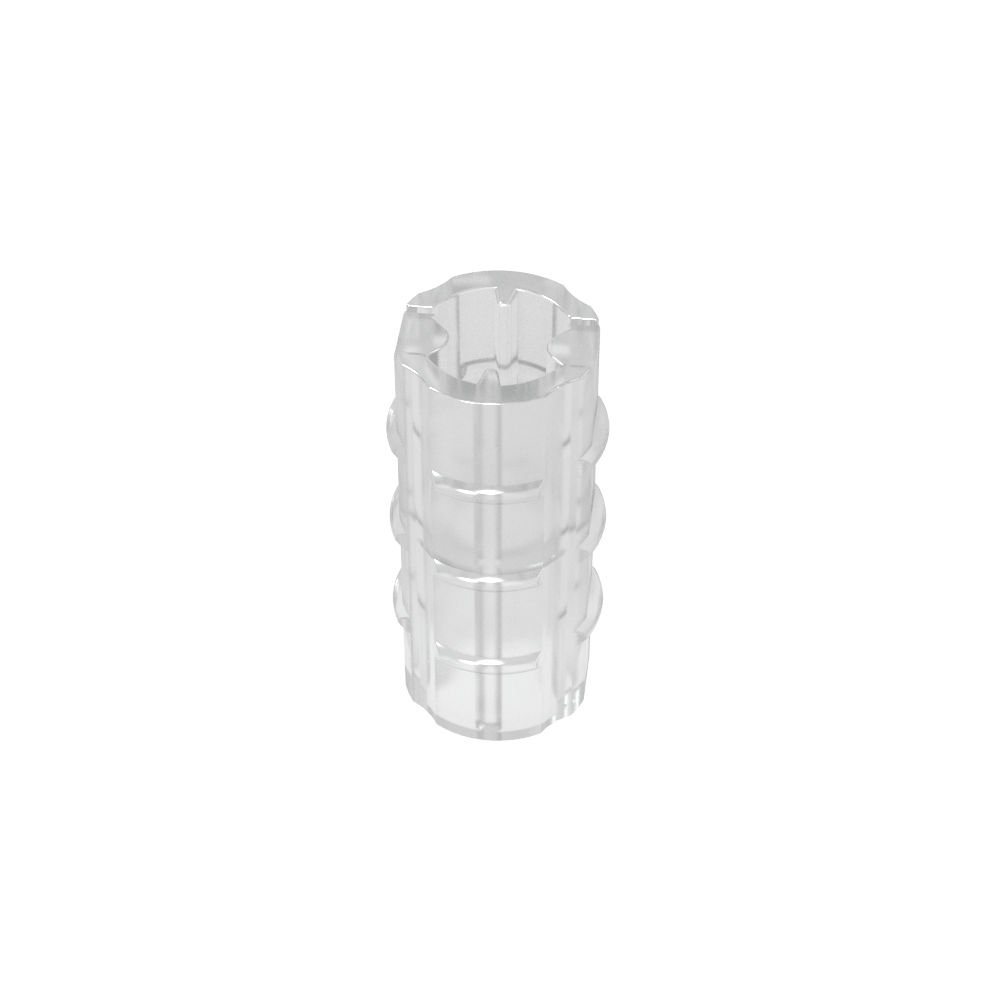 Technic Axle Connector Ridged [with x Hole x Orientation]-MyGobricks