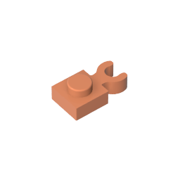 Plate Special 1 x 1 with Clip Vertical [Thick U Clip]