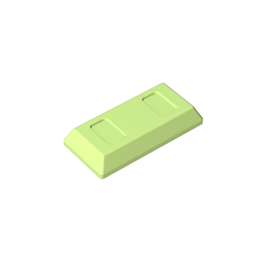 Tile Special 1 x 2 with Sloped Walls AKA Money / Gold Bar [Ingot]