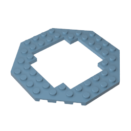 Plate Special 10 x 10 Octagonal Open Center