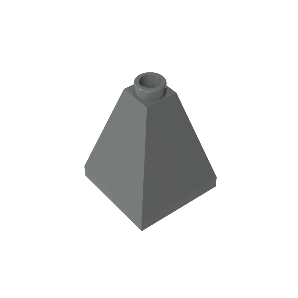Slope 75° 2 x 2 x 2 Quadruple Convex-MyGobricks