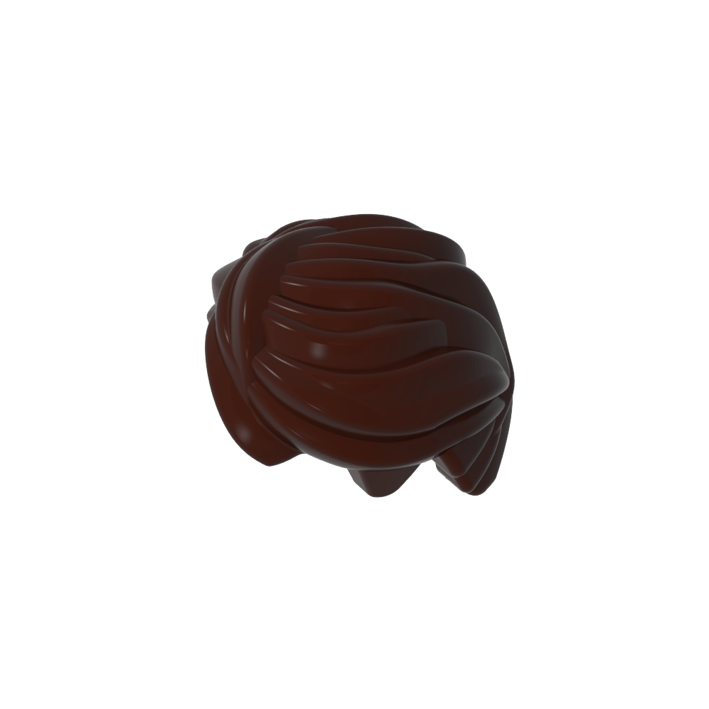Gobricks Figure Hair Swept Back, Tousled-MyGobricks