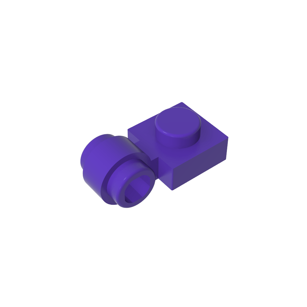 Plate Special 1 x 1 with Clip Light [Thick Ring]-MyGobricks