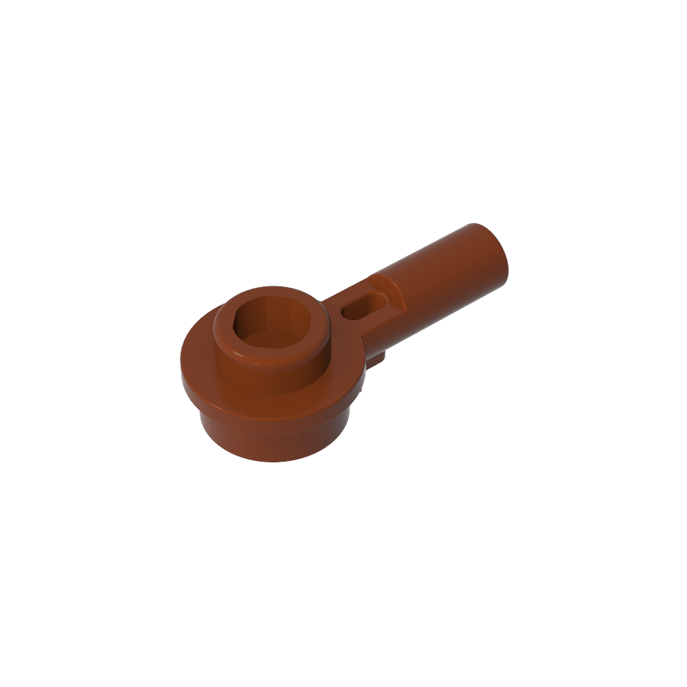 Plate Round 1 x 1 with Hollow Stud and Horizontal Bar 1L-MyGobricks