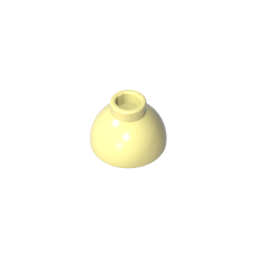 Brick Round 1.5 x 1.5 Dome Top [Plain]-MyGobricks