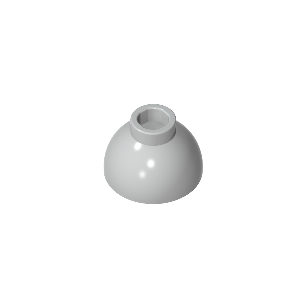 Brick Round 1.5 x 1.5 Dome Top [Plain]-MyGobricks