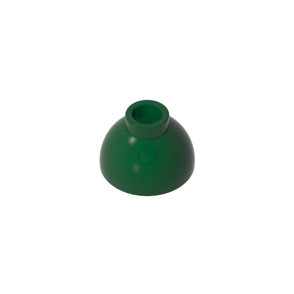 Brick Round 1.5 x 1.5 Dome Top [Plain]-MyGobricks