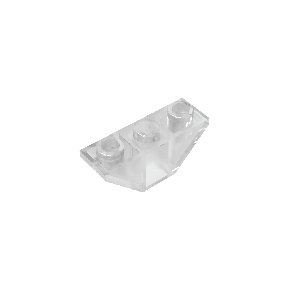 Slope Inverted 45° 3 x 1 Double with 2 Blocked Open Studs-MyGobricks