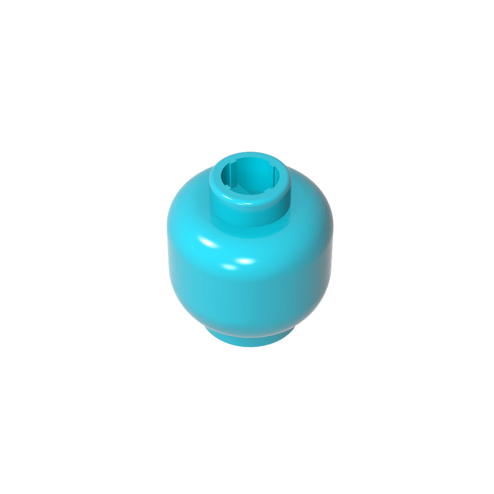 Minifig Head Plain [Blocked Open Stud]