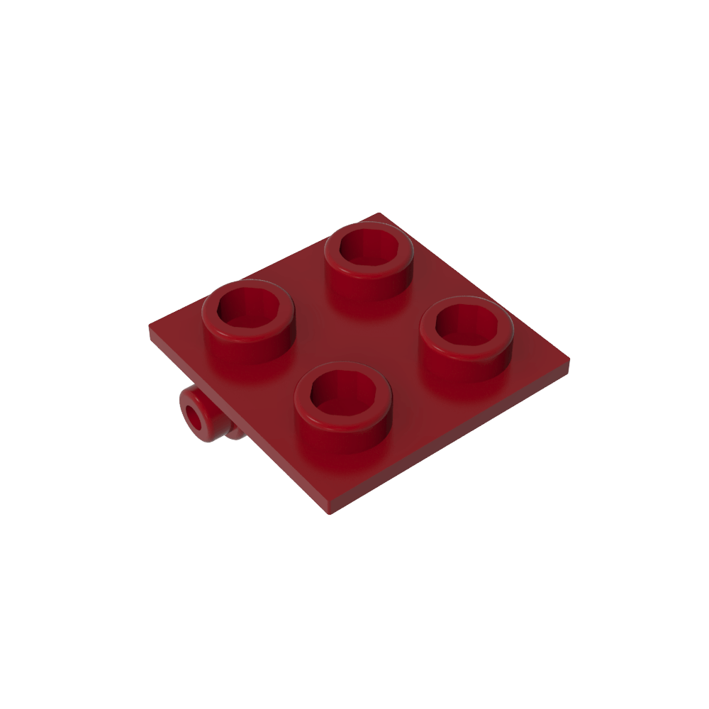 Hinge Brick 2 x 2 Top Plate Thin-MyGobricks