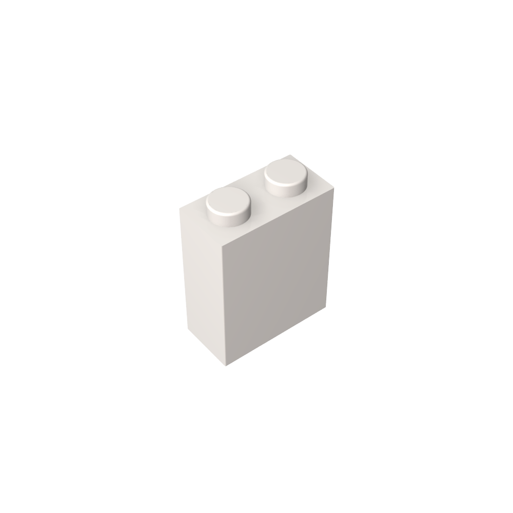 Brick 1 x 2 x 2 with Center Pin-MyGobricks