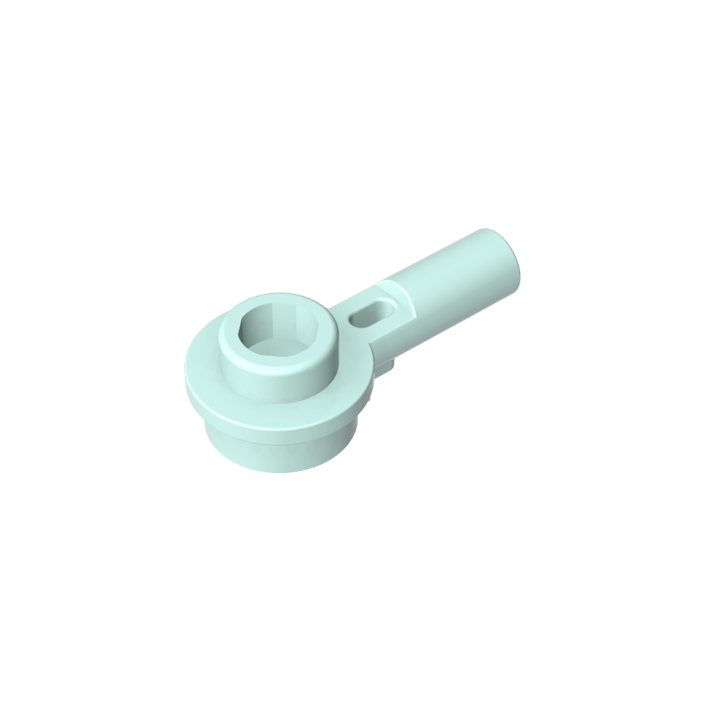 Plate Round 1 x 1 with Hollow Stud and Horizontal Bar 1L-MyGobricks