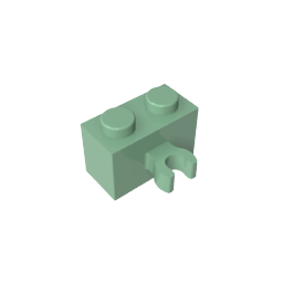 Brick Special 1 x 2 with Vertical Clip [Thick U Clip]
