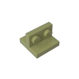 Bracket 2 x 2 with 1 x 2 Vertical Studs