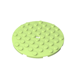 Plate 8 x 8 Round