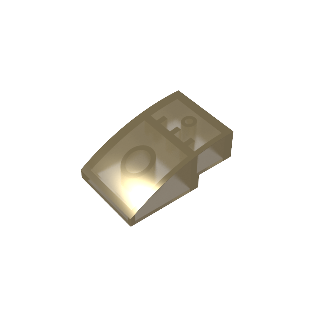 Slope Curved 3 x 2 No Studs-MyGobricks