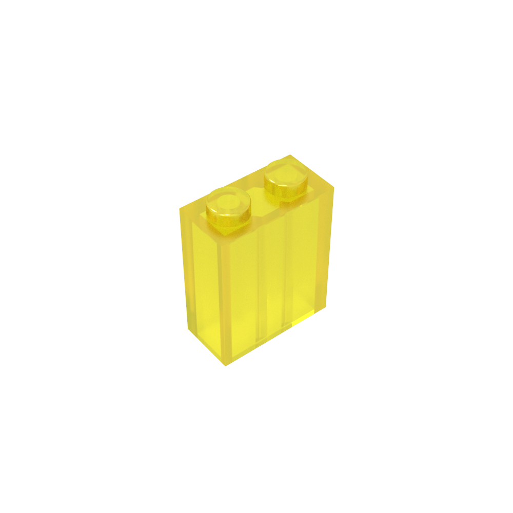 Brick 1 x 2 x 2 with Center Pin-MyGobricks