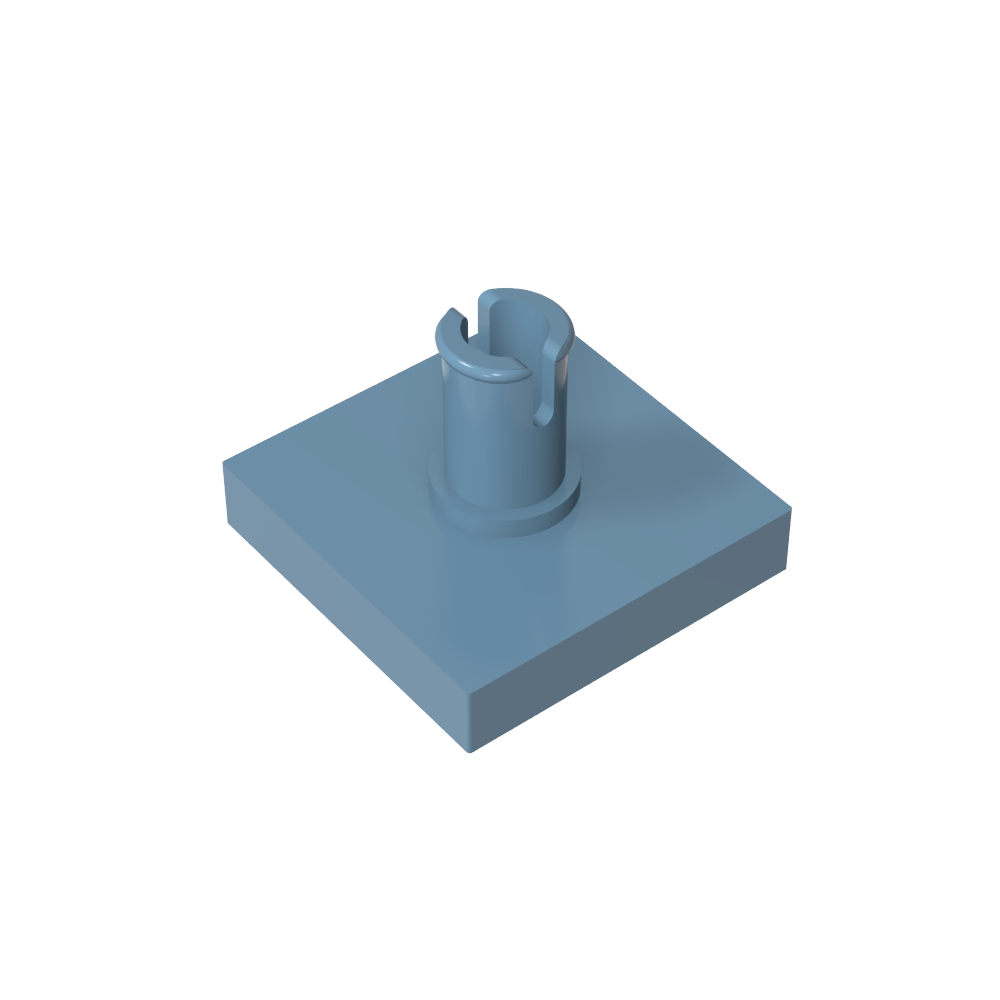 Tile Special 2 x 2 with Pin-MyGobricks